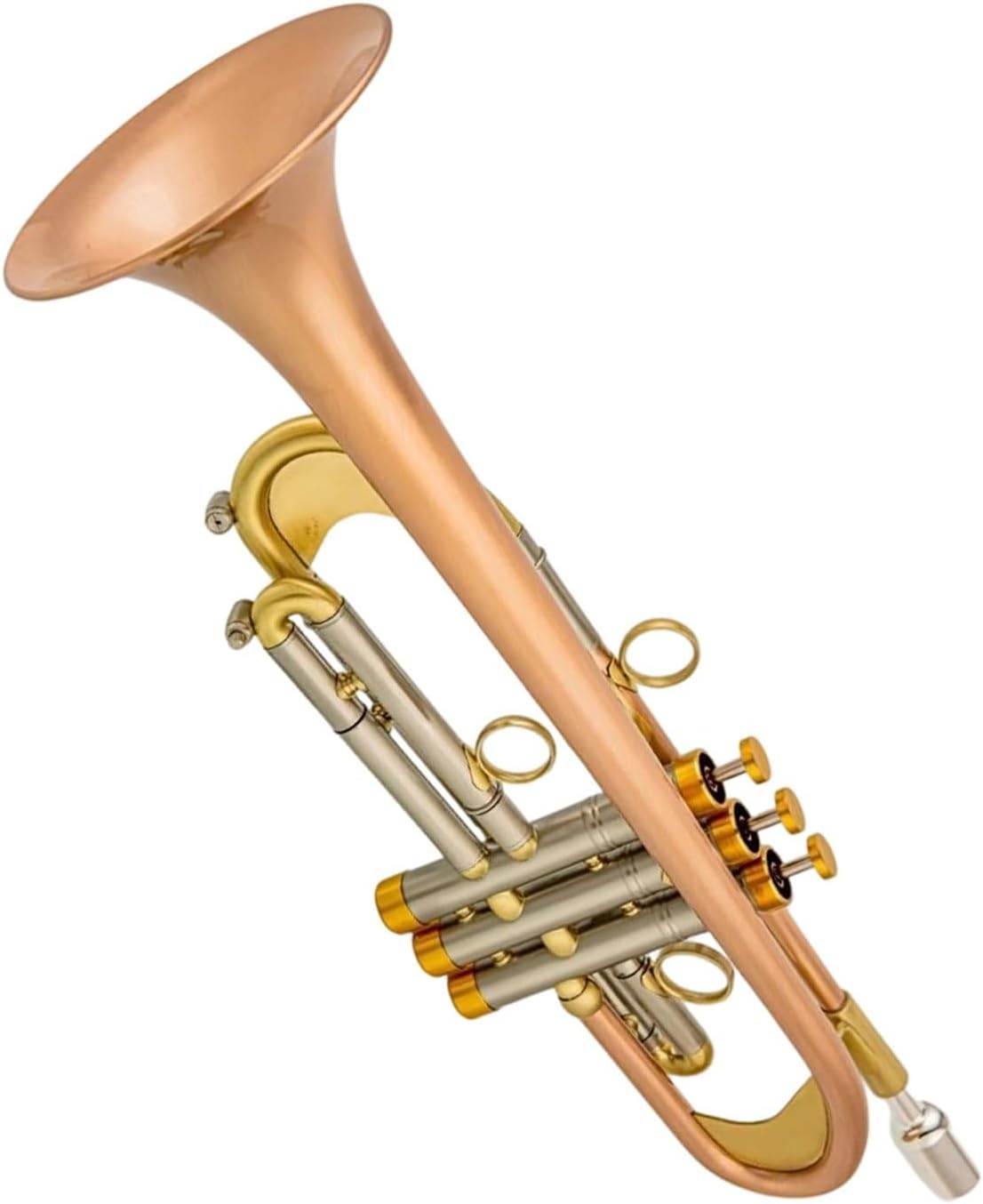 Trumpet Brass Set Adult Bb Trumpet Phosphorus Copper Plated Brass Professional Instrument With Hard Case