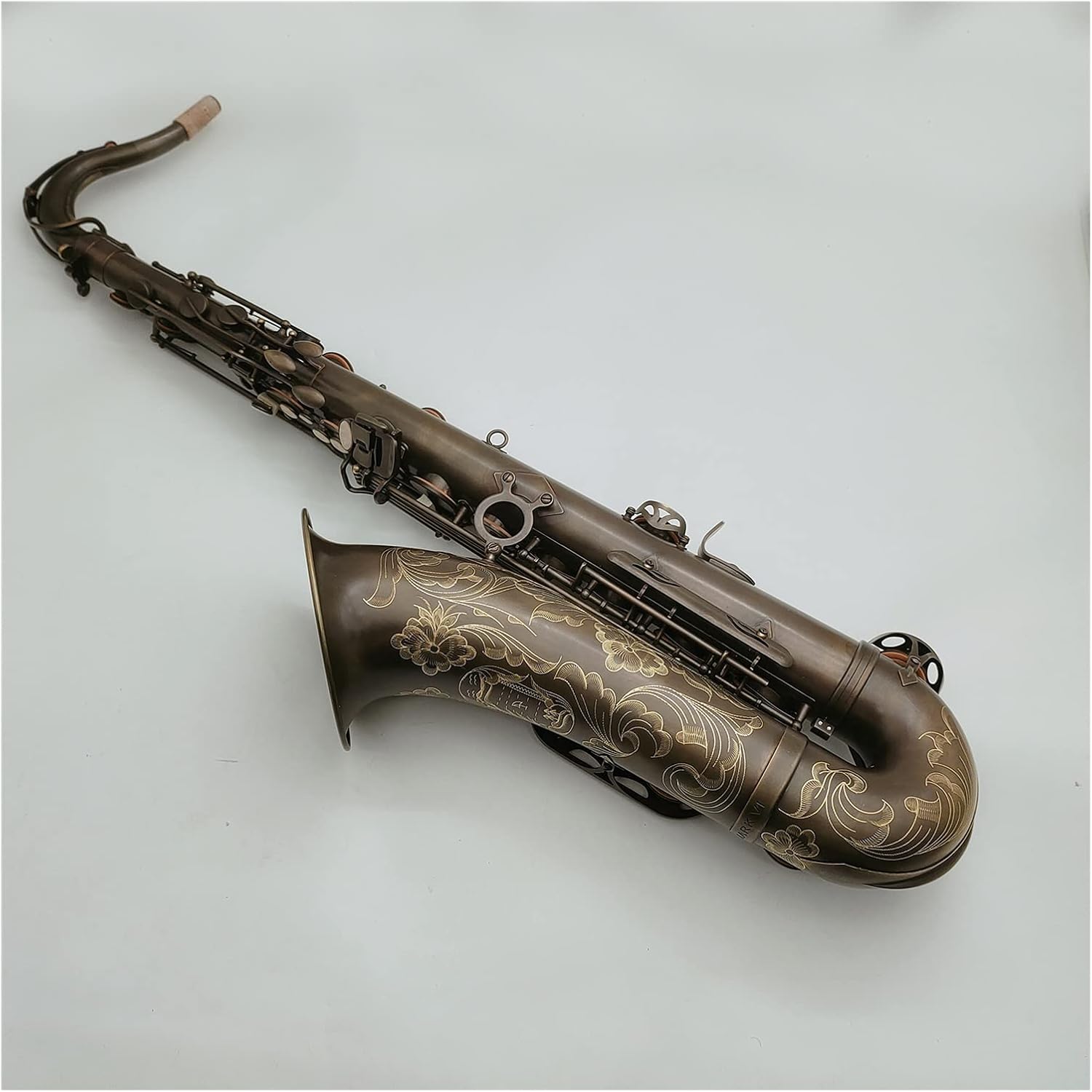 Professional Saxophone Tenor Saxophone Bb Tune Antique Copper Woodwind Instrument with Mouthpiece Case Brass Sax Beginners Kit