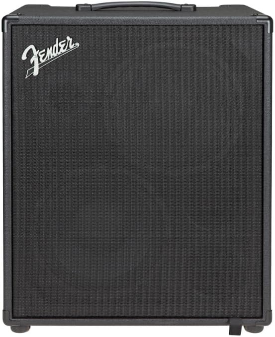 Fender Rumble Stage 800 Bass Guitar Amp 120V, Black Bundle with Pig Hog PCH10BK 10ft Black Woven Instrument Cable, Foot Switch, Power Cable, 12x Fender Guitar Picks and Instrument Polishing Cloth