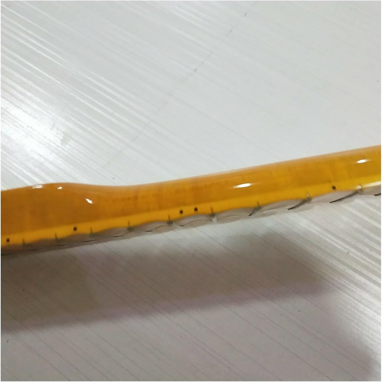 LYNLYN Yellow Maple Guitar Neck for Floyd Rose Nut, 22 Frets, 42mm Width, 25.5 inches Scale Length