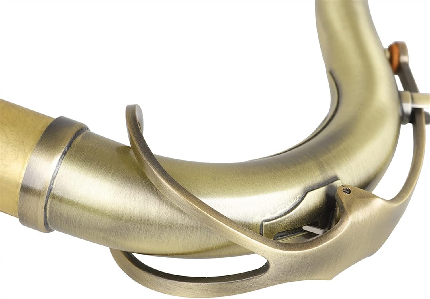 Saxophone Parts Tenor B-Drop Sax Bend Neck Sax Neck Tube Brass Material Wind Instrument Accessories