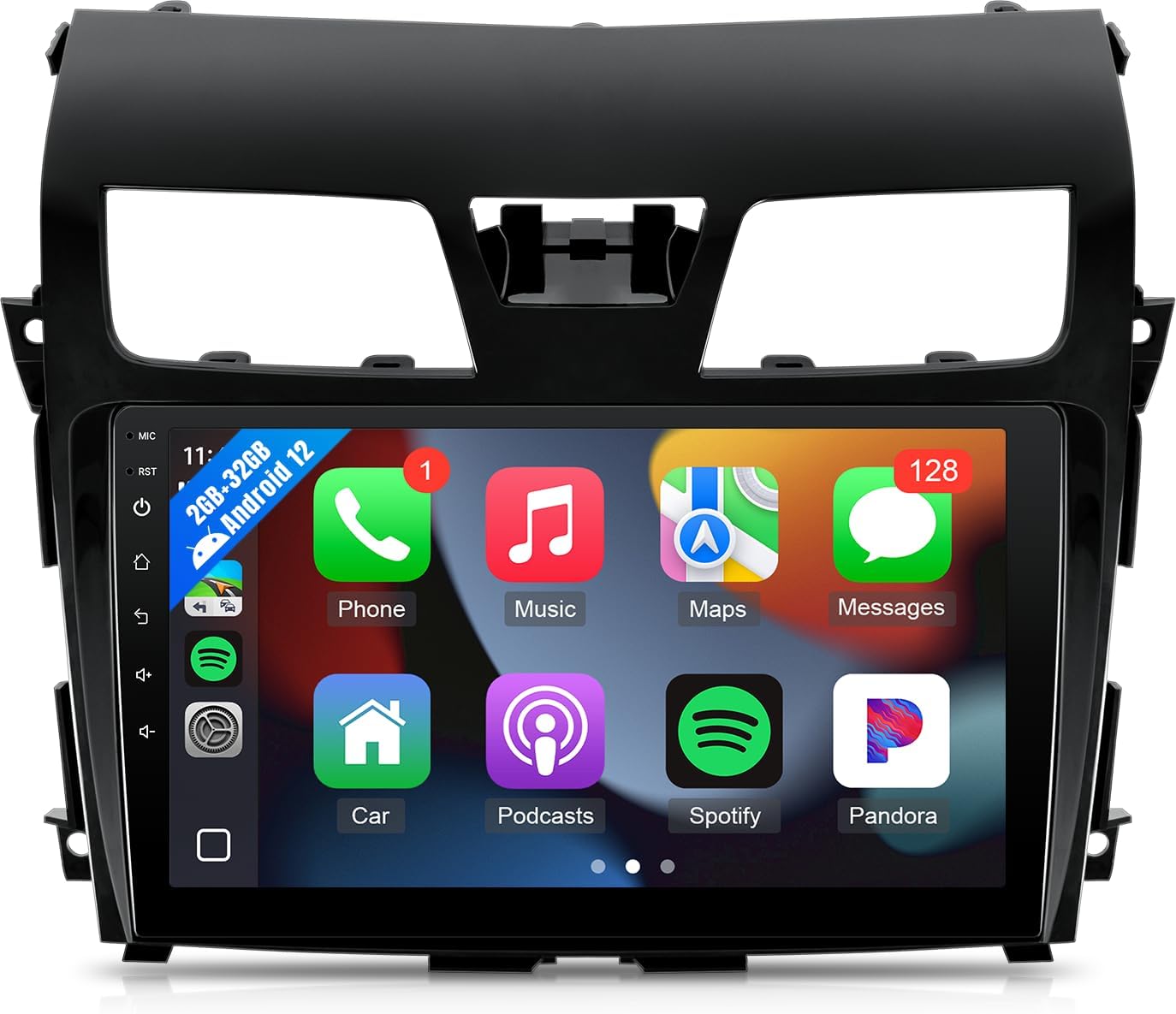 Leadfan Car Stereo for Nissan Altima Teana 2013-2015 Radio Replacement with Wireless CarPlay Android Auto, 10.1'' Touch Screen Built in Bluetooth GPS Navigation WiFi SWC Backup Camera MIC