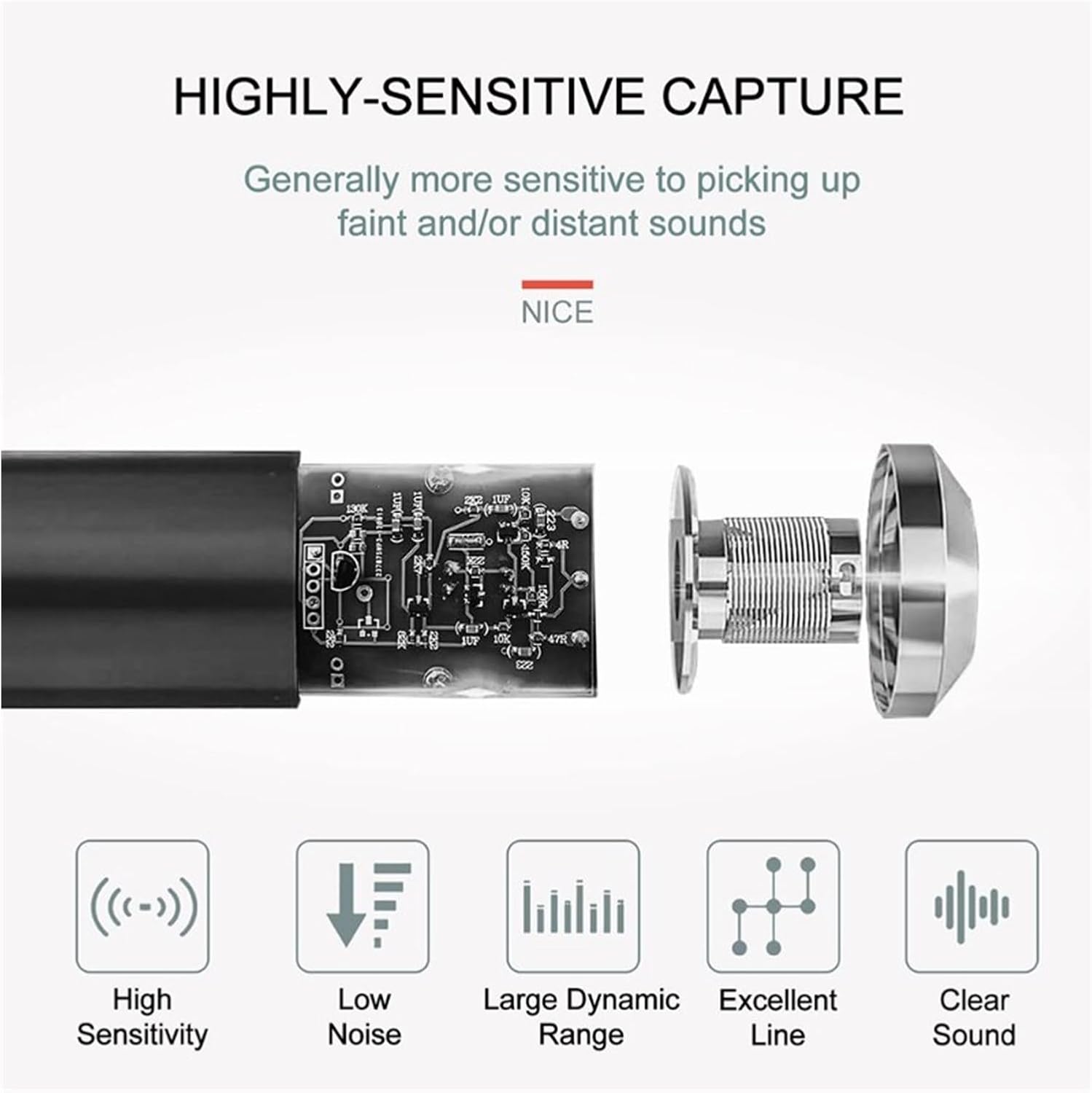 Sound Card Kit Professional Condenser Microphone Kit with V8 Sound Card Set for Live Streaming Mic Home Karaoke Studio Studio Setup for Recording Music