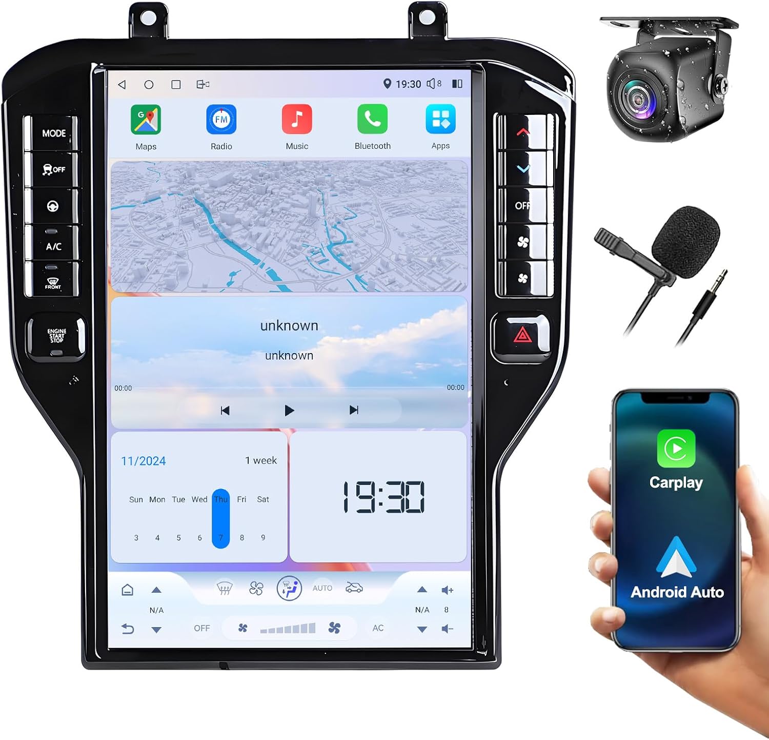 Android 13 Car Stereo Radio for Ford Mustang 2015-2021 14.4