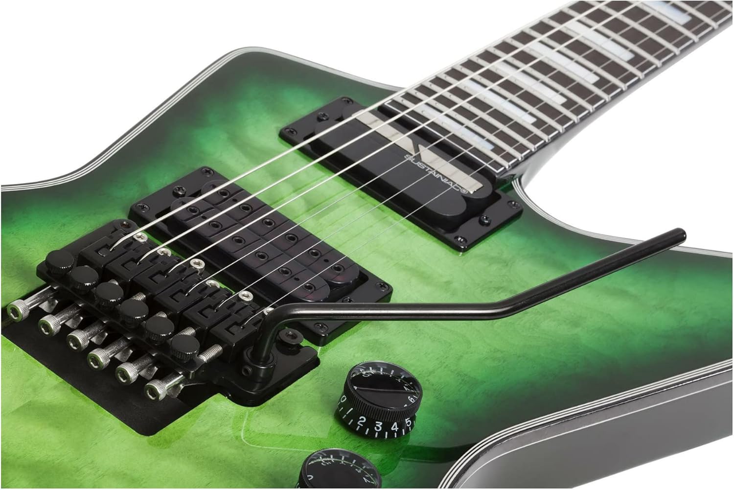 Schecter E-1 FR S Special-edition Electric Guitar - Green Burst