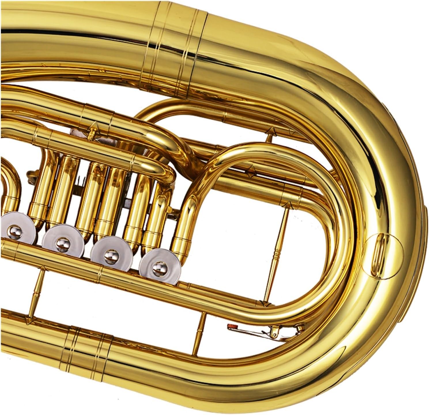 Four Key Euphonium Professional Harp Instrument Gold Euphonium All-brass Instrument