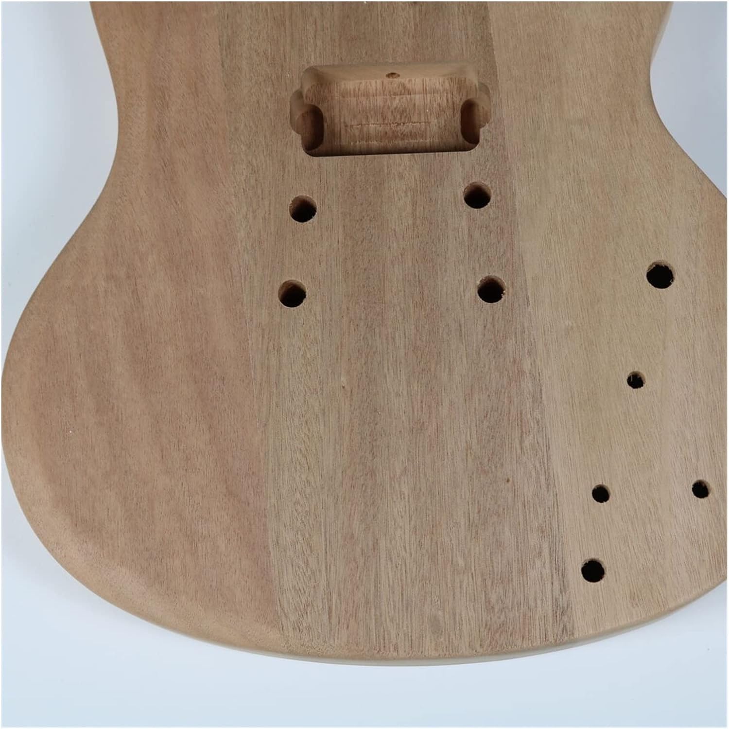 DIY Electric Guitar Kit Unfinished Electric Guitar Kit Mahogany Body with All Accessories and Mounting Screws