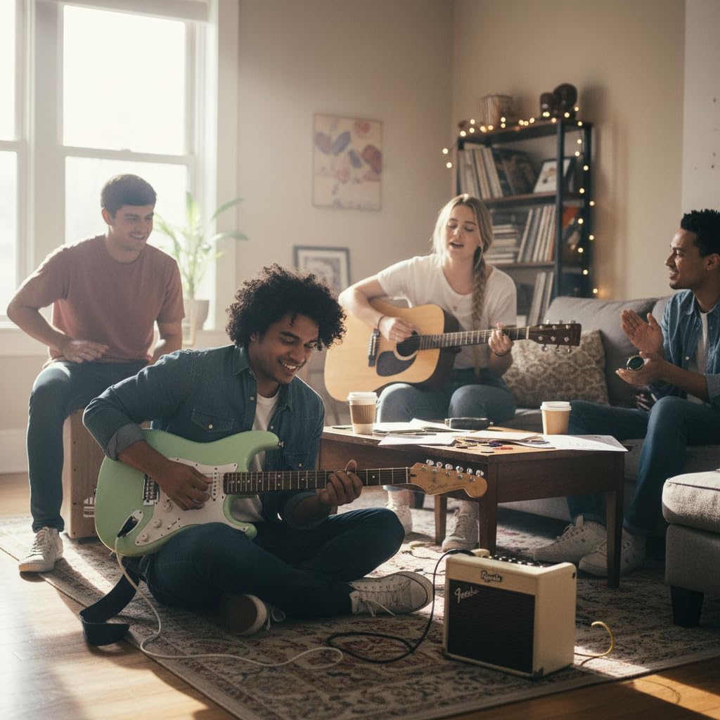 Fender Squier Stratocaster Electric Guitar - Surf Green