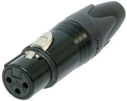 NEUTRIK NC3FXX-BAG CONNECTOR, XLR, JACK, 3POS (10 pieces)