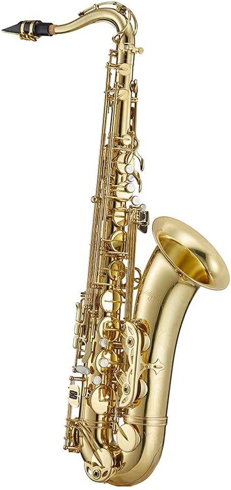 Antigua Winds PowerBell Professional Bb Tenor Saxophone(Yellow brass with lacquered finish/enlarged bell/new neck design/ergonomic design/hand engraving/ABS case)/WRTS4248LQ