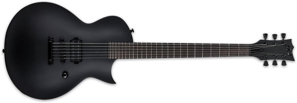 ESP LTD EC-Black Metal Electric Guitar, Black Satin