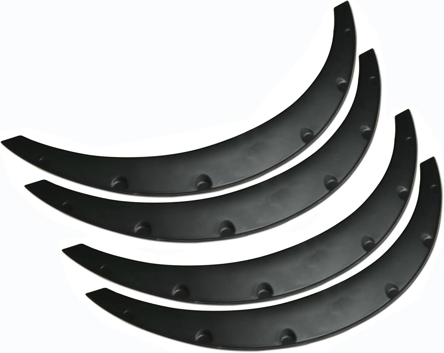 Auto Parts 4pcs 80/89 Cm Car Fender Universal Horn Arch Wing Extender Arch Brow Car Wheel Lip Body Kit Protective Cover Fender