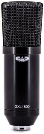 CAD GXL1800 Condenser Microphone Bundle with Desktop Boom Arm Microphone Stand (2 Items)