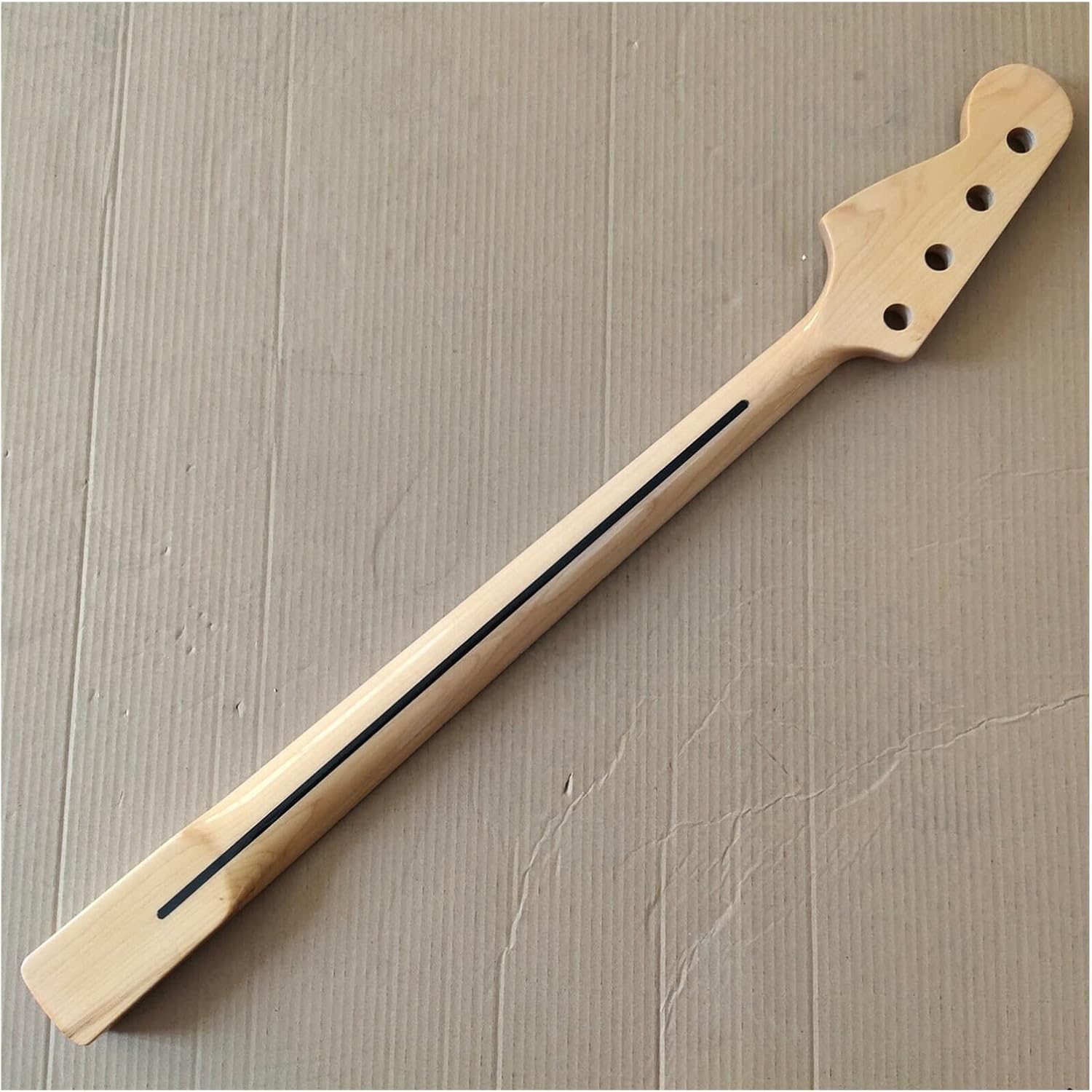 Maple 21Fret Bass Guitar Neck Replacement 4 String Maple Fingerboard 38mm Nut Electric Guitar Neck