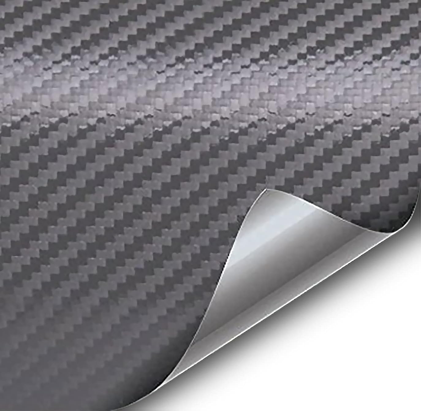 VVIVID® XPO Dark Grey Carbon Fiber Car Wrap Vinyl Roll with Air Release Technology (100ft x 5ft (Bulk Wrap Kit))