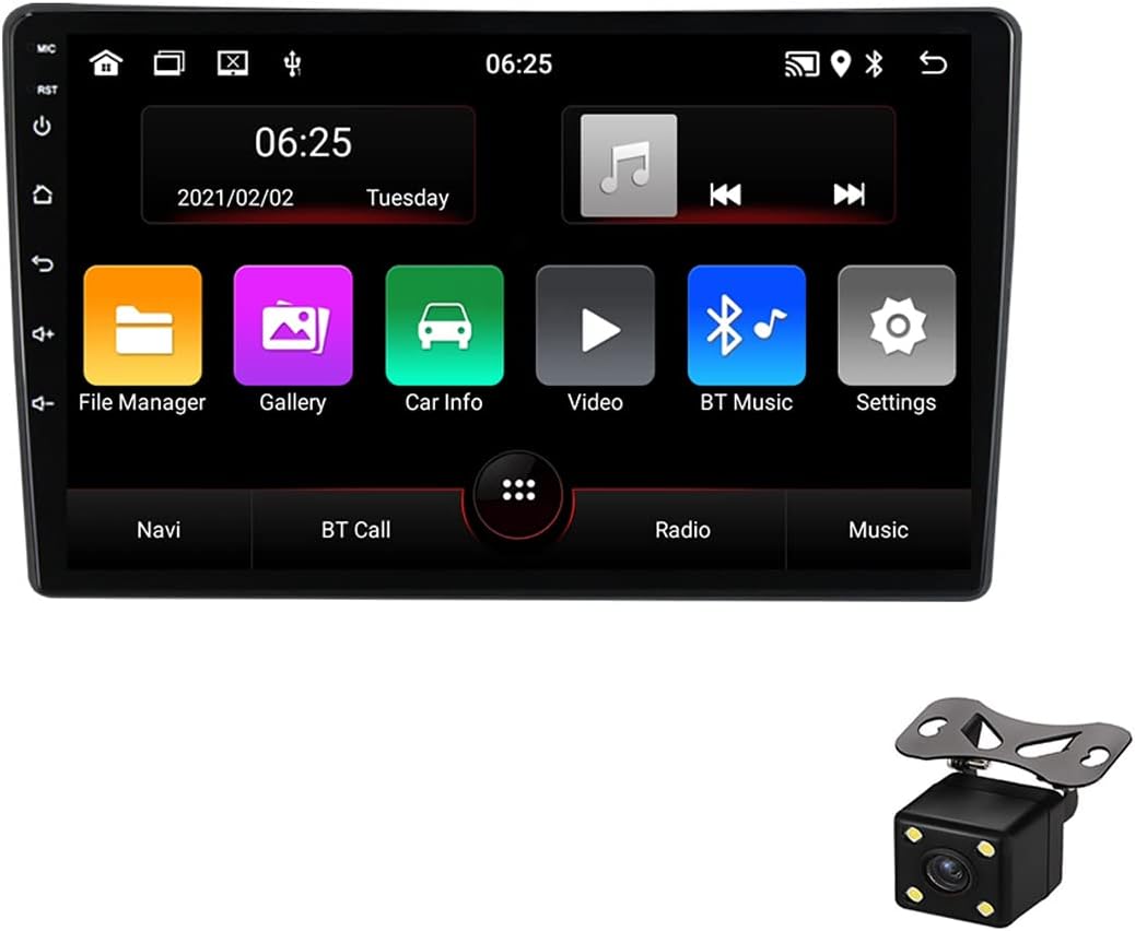 Double Din Car Stereo with Bluetooth and Backup Camera 9 Inch Touchscreen Car Radio FM Receiver for Citroen C5 2009 Support Carplay/DSP/4G/GPS Navigation/SWC/USB