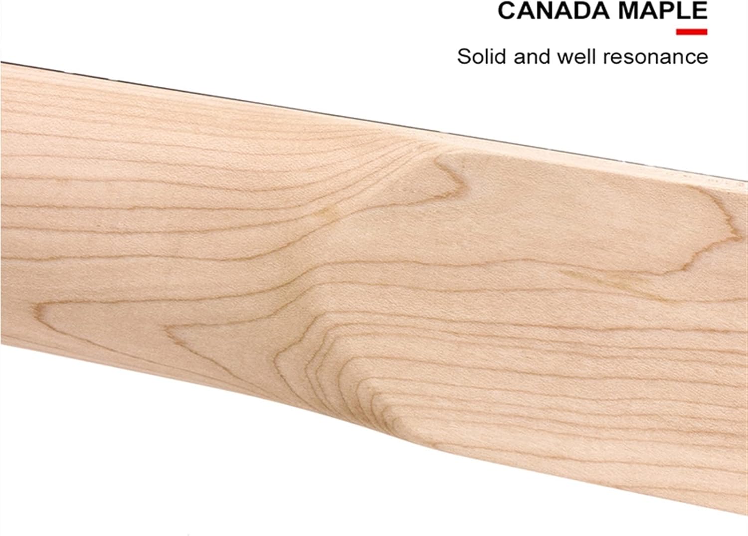 Electric Bass Guitar Neck for 4 String DIY Unfinished Maple Nut 21 Frets Bolt On Guitar Unfinished Guitar Neck (Color : 02)