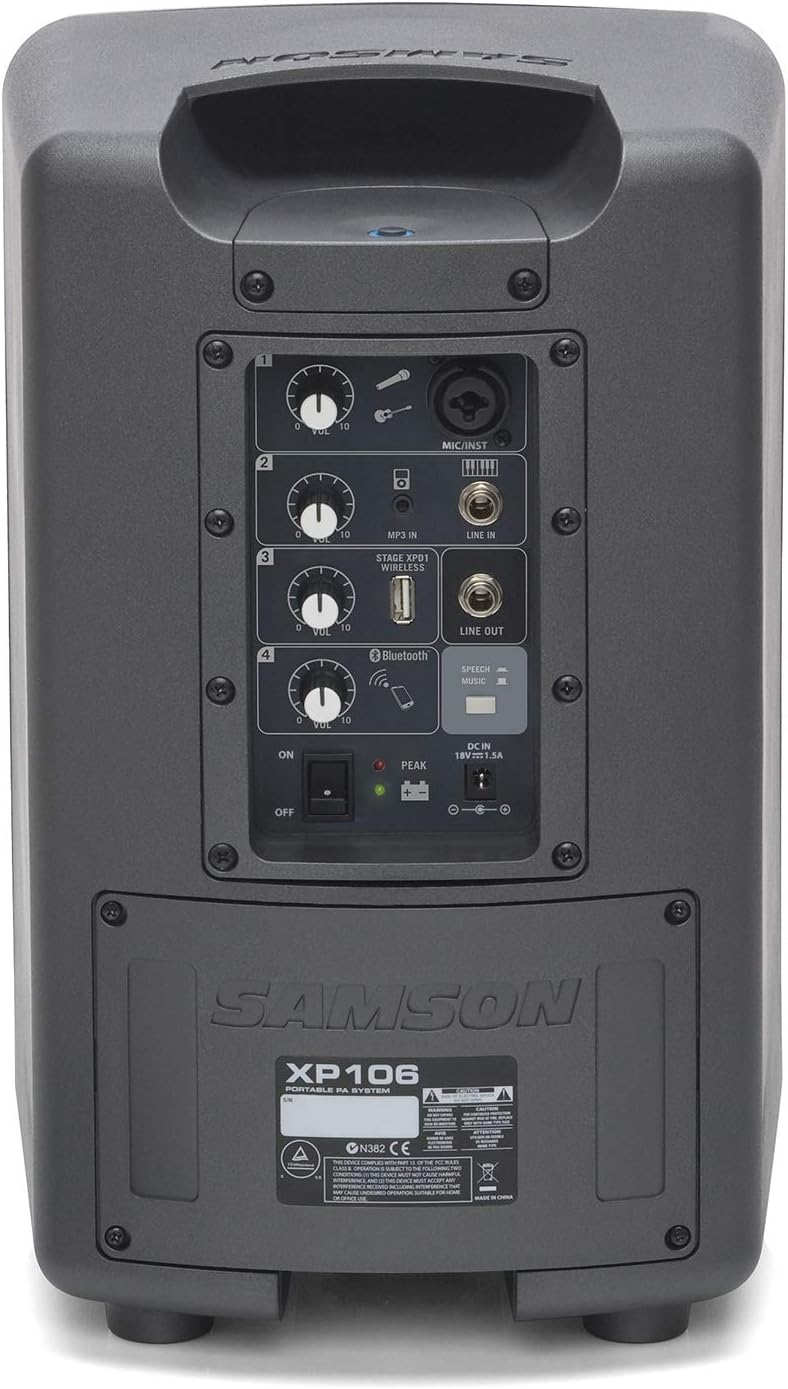 Samson Expedition XP106W Rechargeable PA System with Wireless Microphone