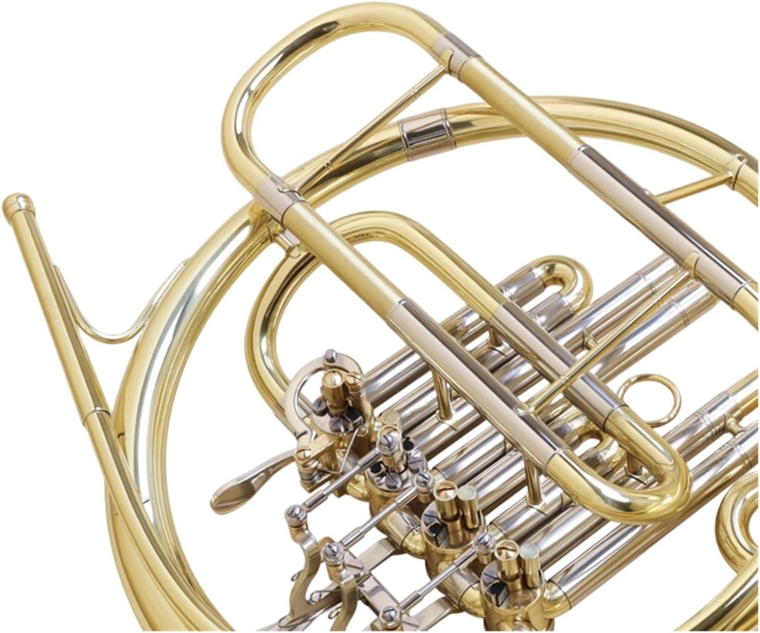 4 Key French Horn Single Row French Horn B Flat Split 4 Key Rotary Valve Adult Beginner Performance Full Set Of Accessories