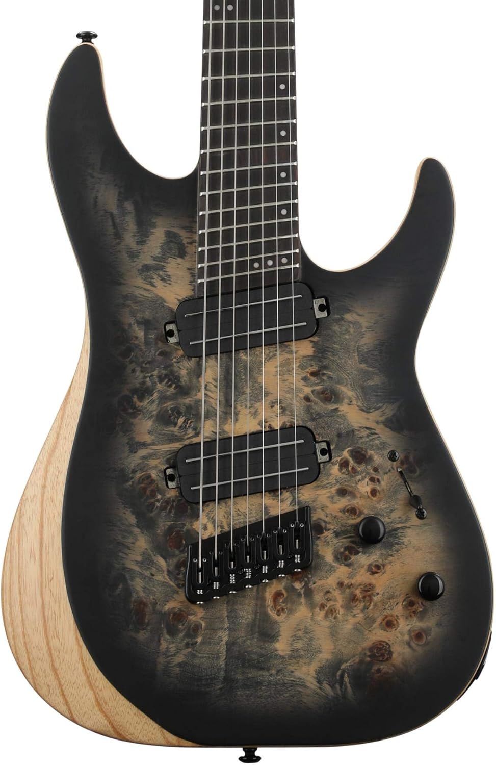 Schecter Reaper-7 Multiscale - Satin Charcoal Burst