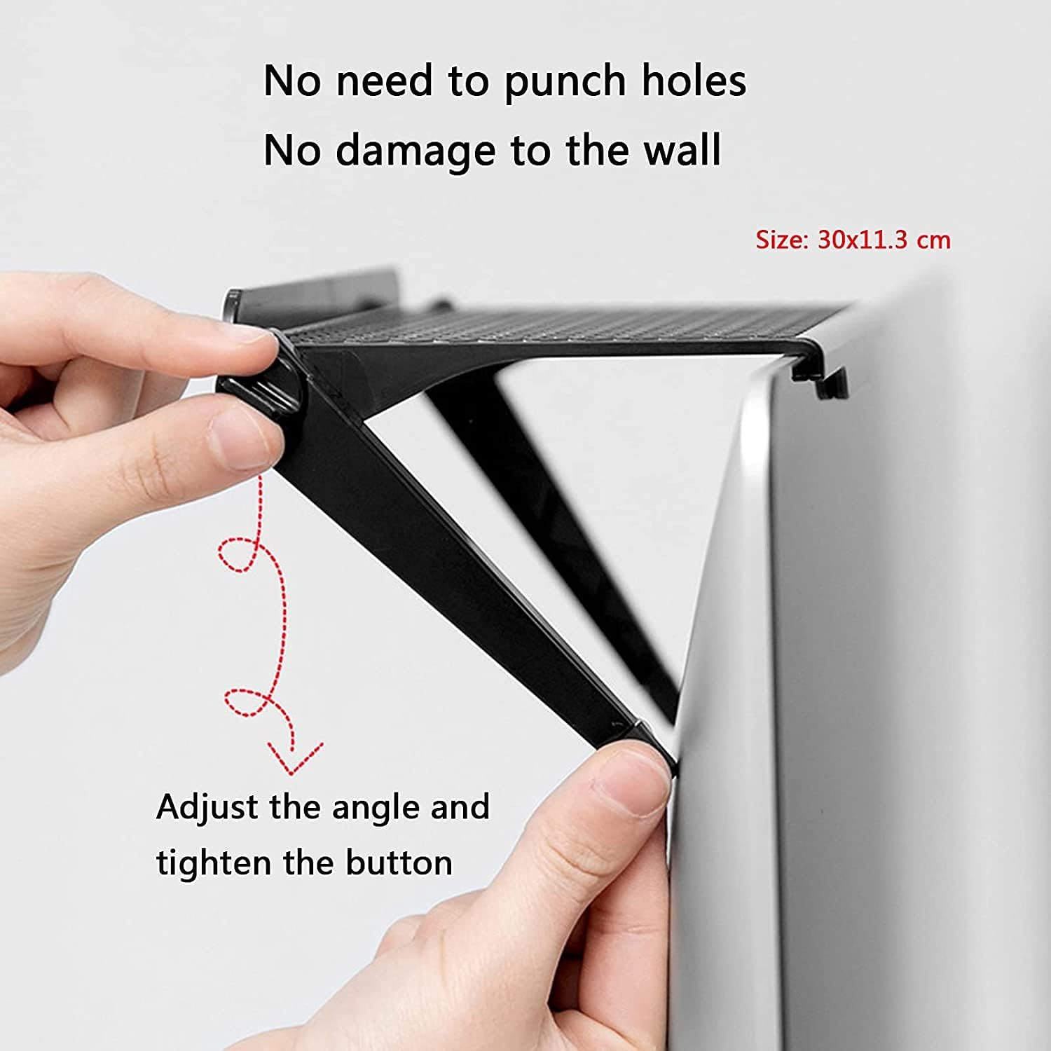 tv mounts Stands Tv Mount, Holds Up to 16kg, Full Motion TV Wall Mount, TV Wall Bracket with Aeroelastic Hovering and Lifting Function, for Most 40-50 Inch Flat&Curved TVs