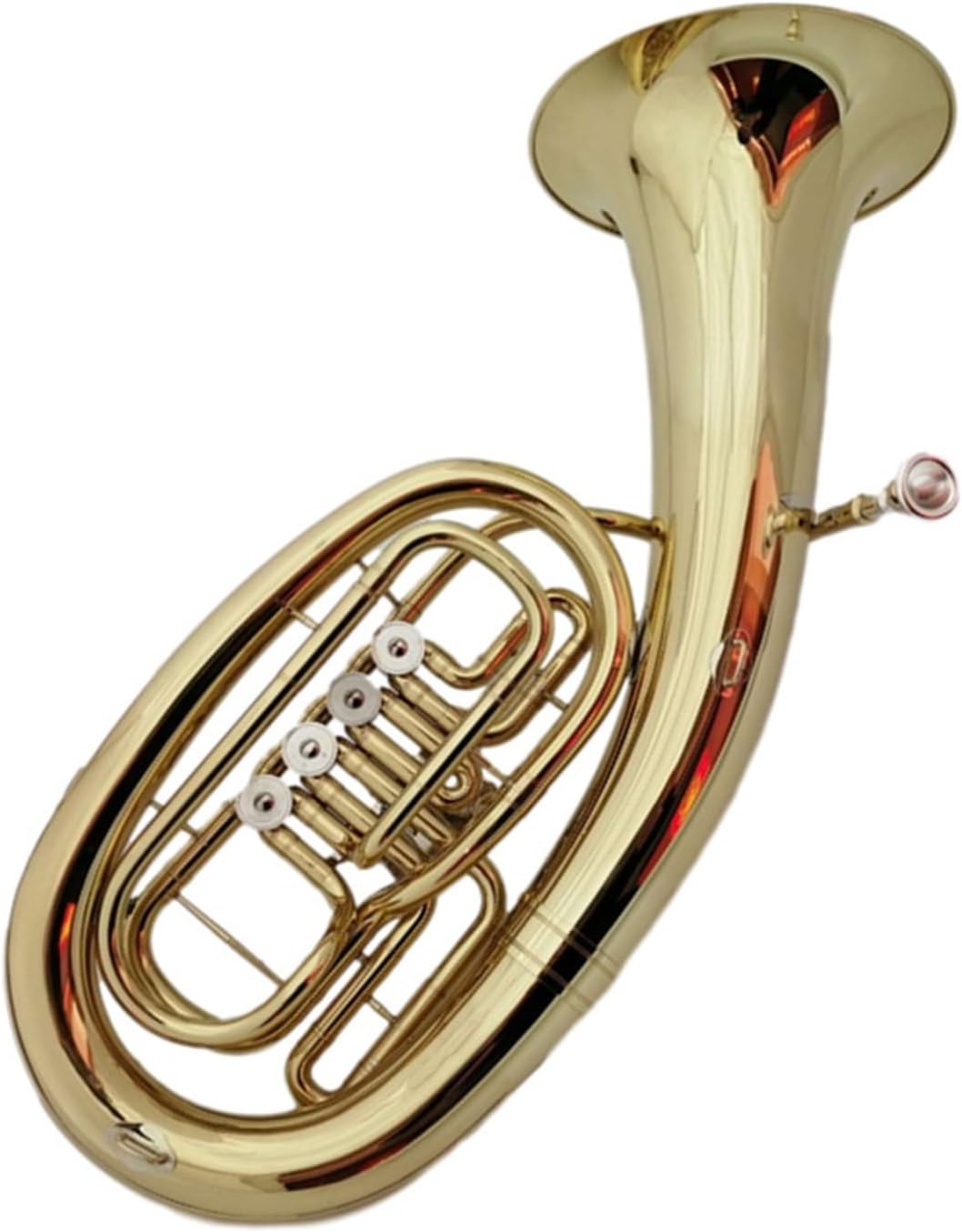 Beginner euphonium Four Flat Keys Upper Bass Tuba Instrument Brass Beginner B Flat Golden Band