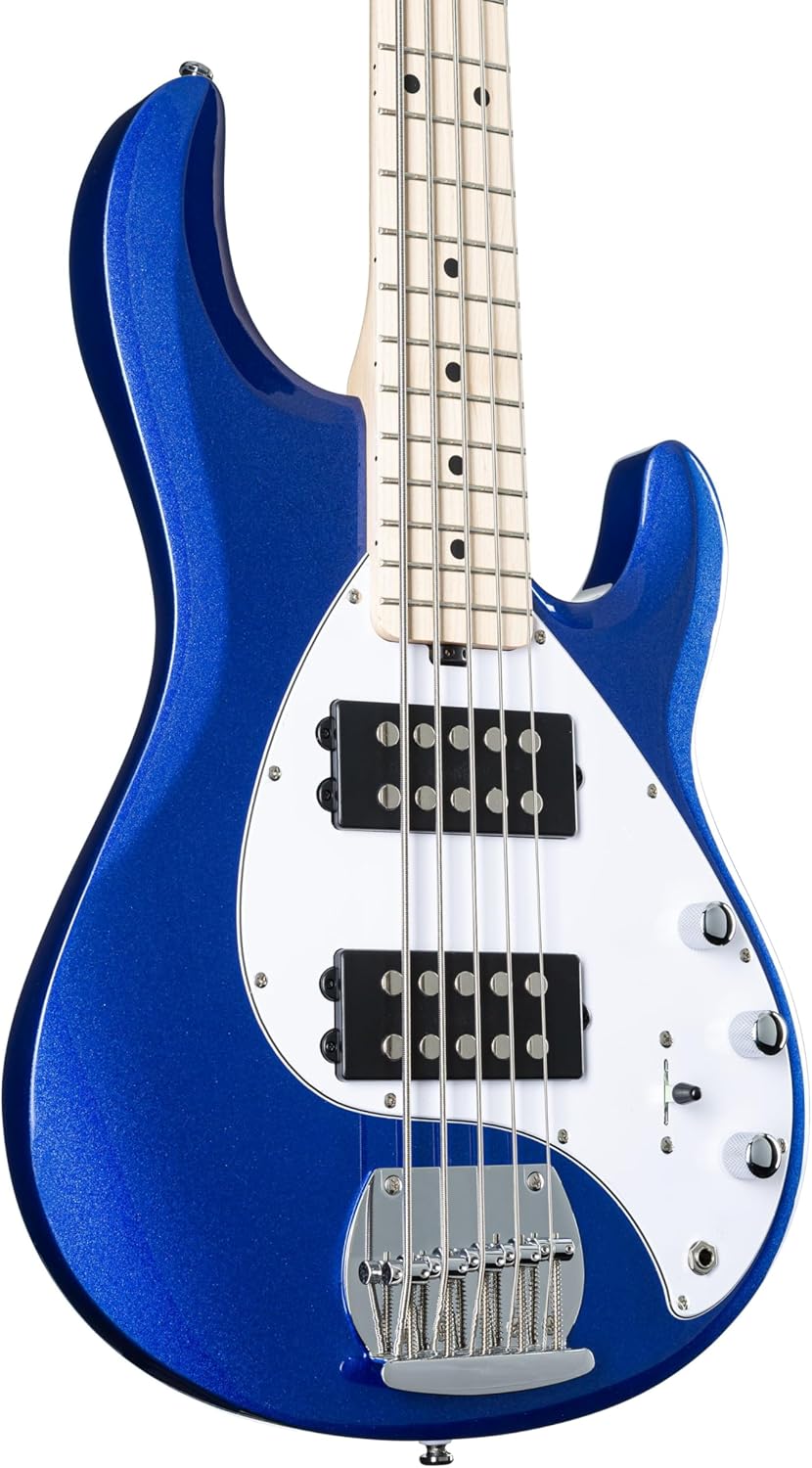 Sterling By Music Man StingRay RAY5HH Bass Guitar - Cobra Blue