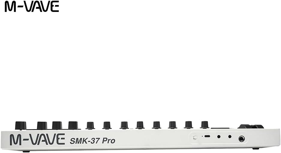SMK-37 PRO 37-Key MIDI Keyboard with DX-7 FM Synthesizer, Wireless MIDI & 8-Pattern Sequencer, 1.54'' Display, RGB Pads, Arpeggiator & With 16 Backlit Drum Pads, 8 Knobs and Music Production