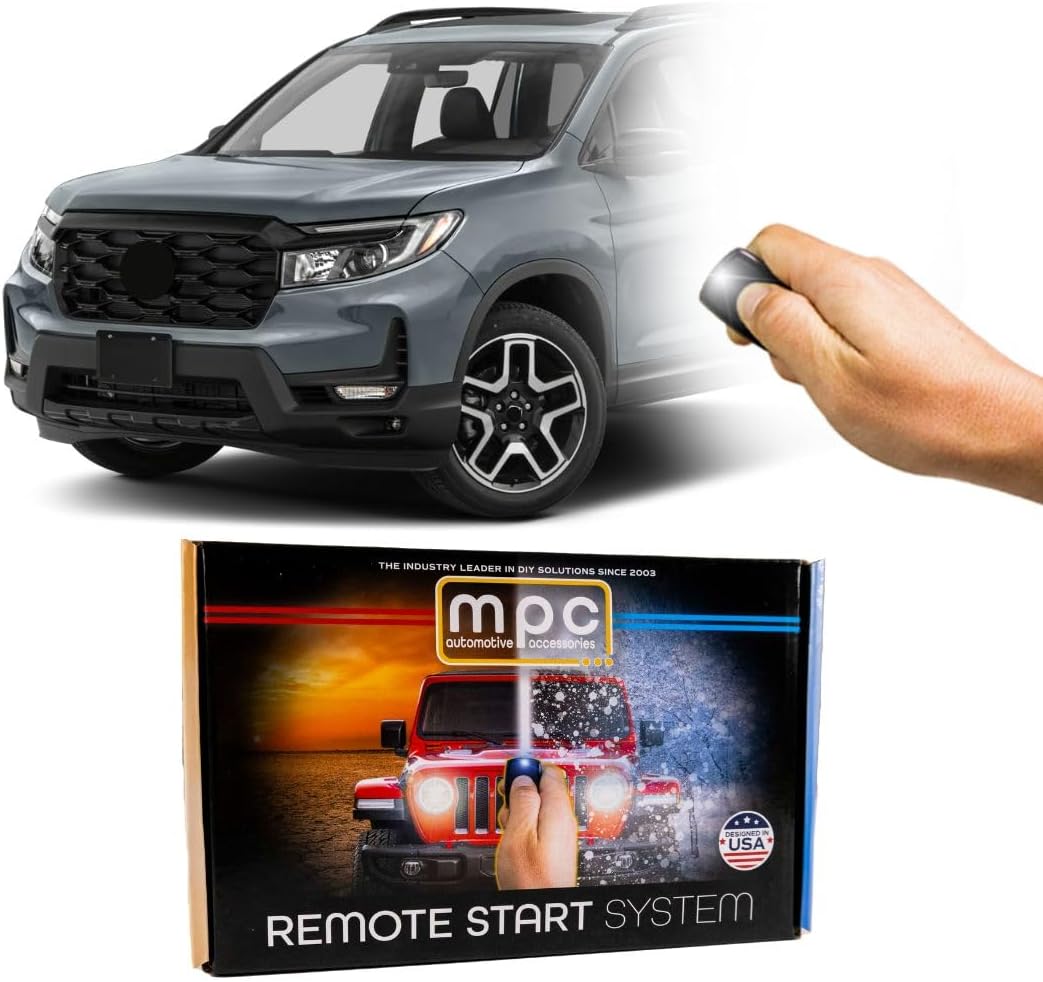 MPC Remote Start Kit Compatible with Honda Passport 2019-2023 || Push-to-Start || Plug-in T-Harness || Premier USA Tech Support