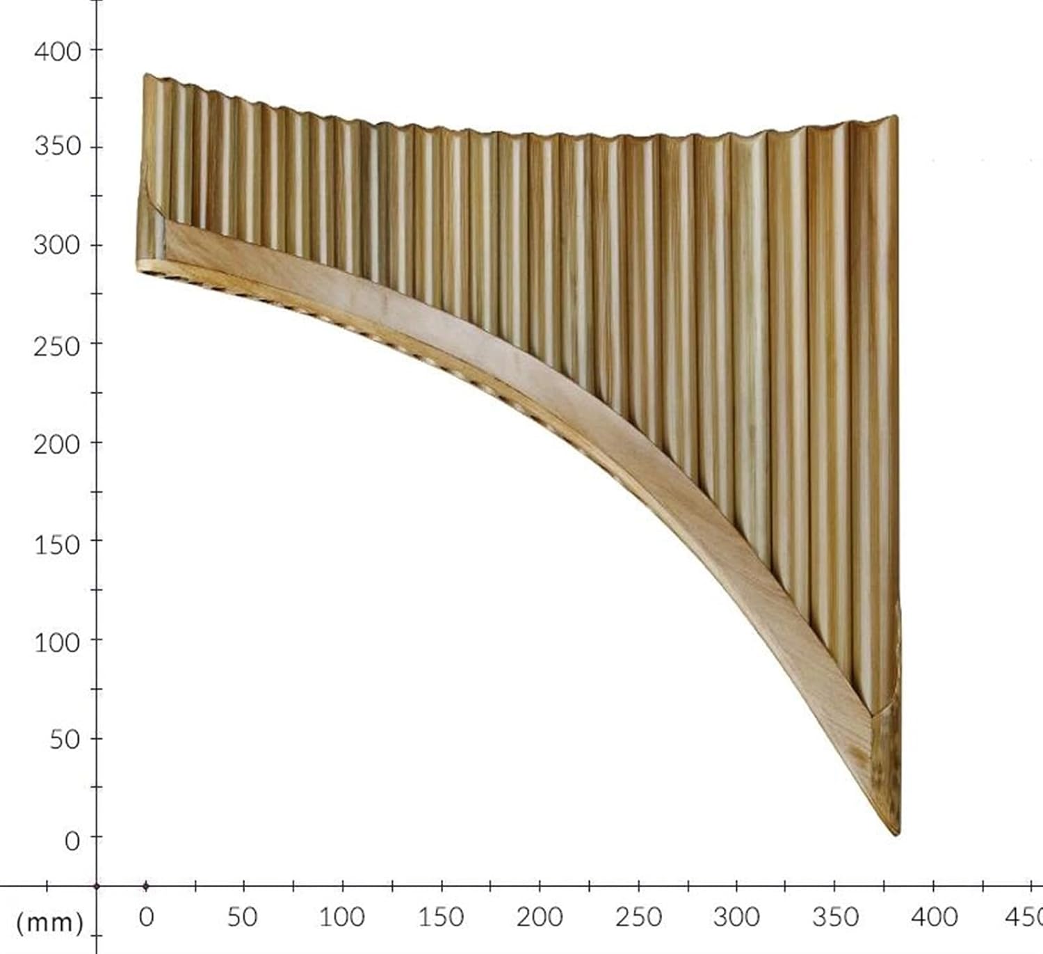 25 Pipes G Key Right Hand Musical Instruments Woodwind Instrument Handmade Pan Pipes