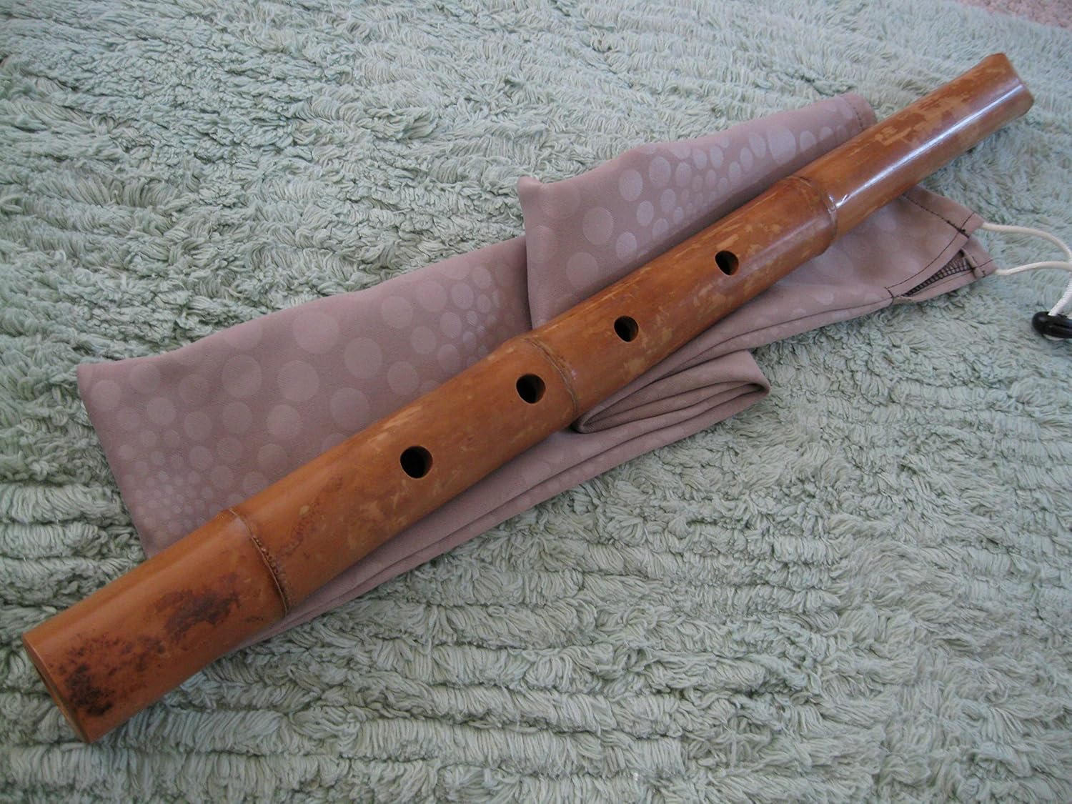 1.8 Pentatonic Shakuhachi w/o. Root End 5 Holes - Traditional Zen Instrument