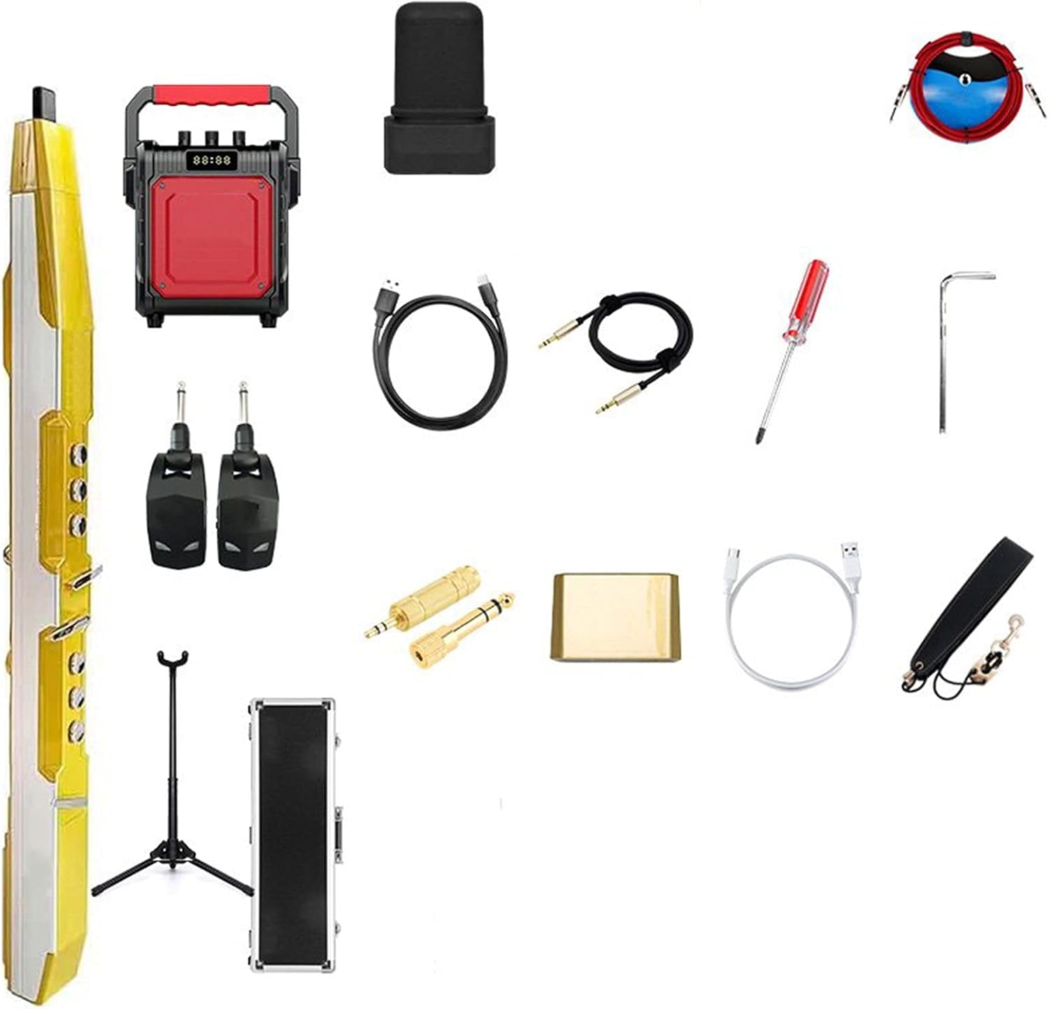 Sax Beginners Kit Digital Electronic Musical Instrument Cucurbit Flute Tube Flute Saxophone for Beginners Wind Instrument (Color : 8)