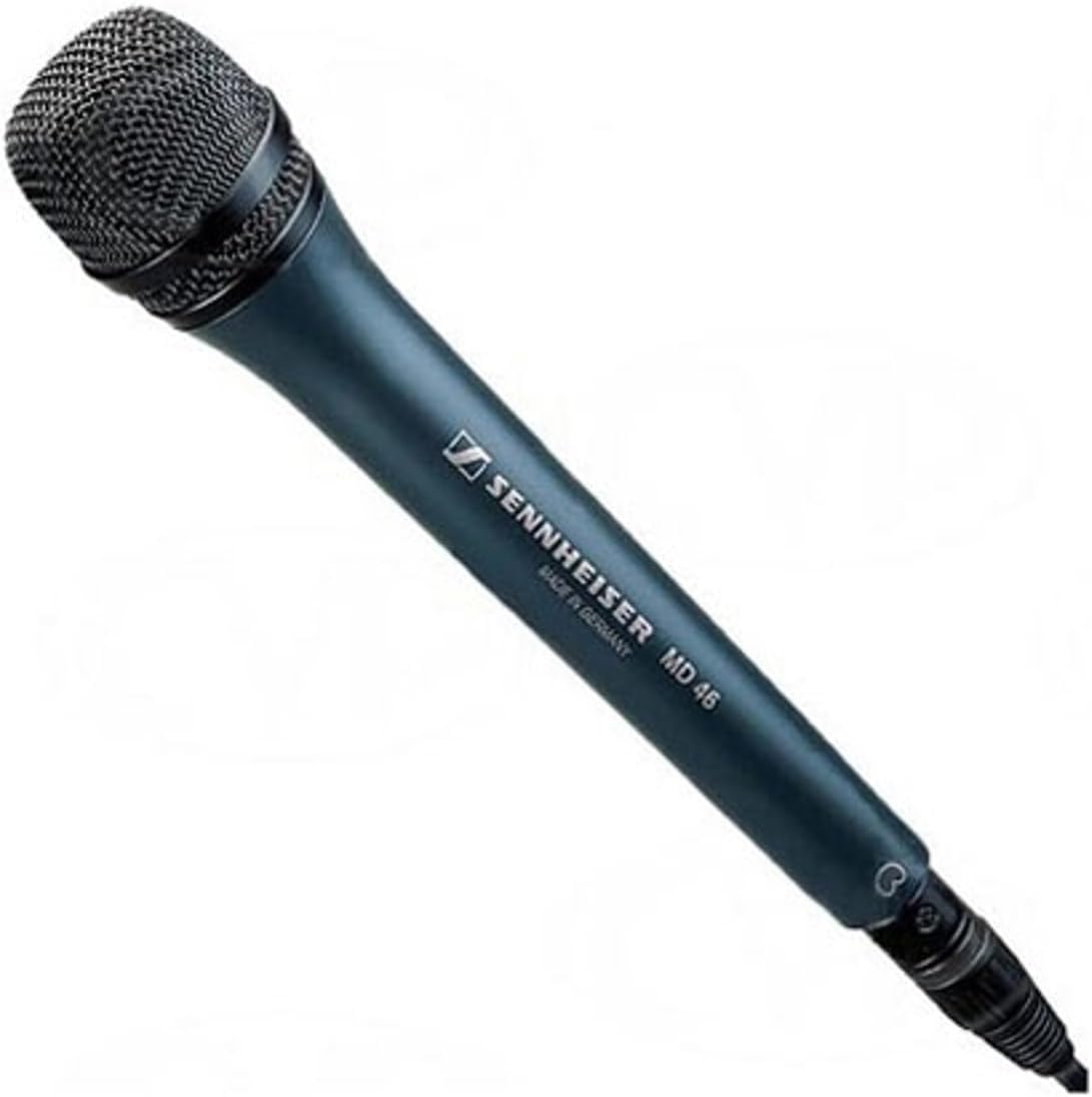 Sennheiser MD 46 cardioid interview microphone,Black