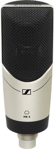 Sennheiser MK 4 Studio Condenser Microphone with Clamp On Microphone Pop Filter with 10