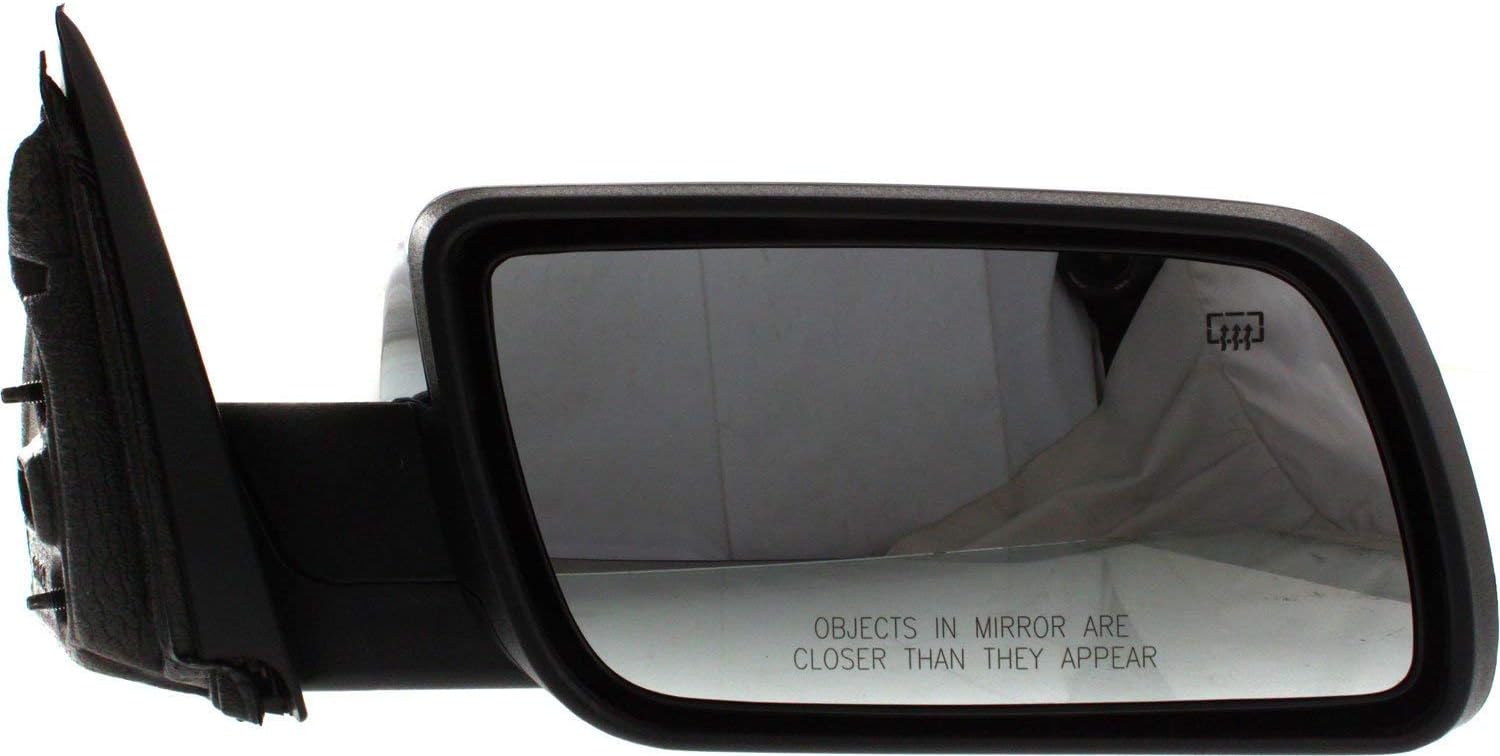 Kool Vue Passenger Side Power Heated Mirror for Ford Flex 2009-2012 With Memory & Puddle Lamp Chrome