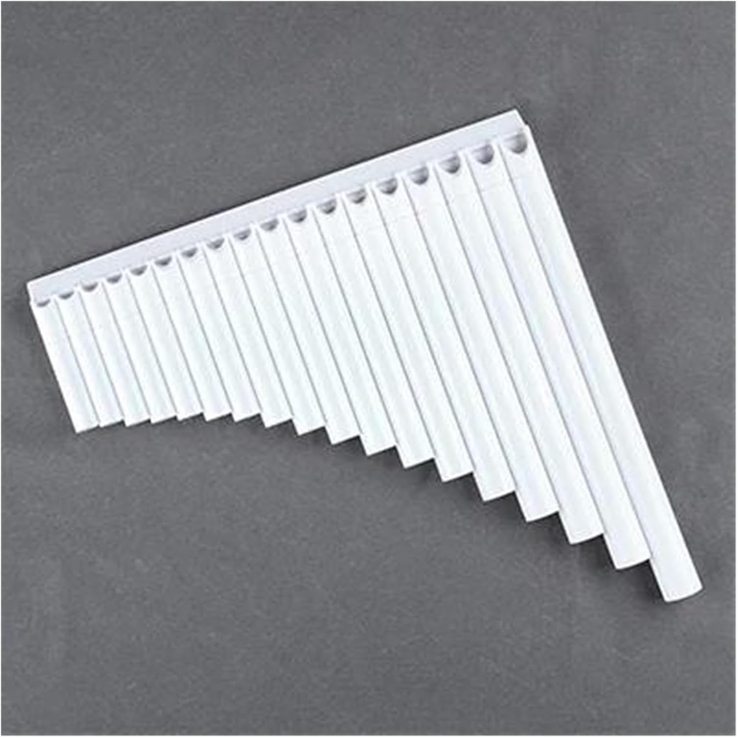 pan flute for beginners 18 Pipes Pan Flute Pan Pipe G Key ABS Plastic Traditional Woodwind Musical Instrument For Beginner And Musical Lover (Color : White-G)