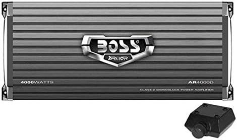Boss Audio AR4000D Armor 4000W Monoblock Class D Car Amplifier + Remote (2 Pack)