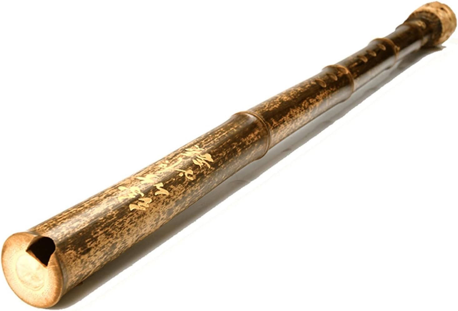 TSTS Chinese Bamboo Flute Key G Brown Vertical Bamboo Flute Traditional Chinese Musical Instruments Handmade Woodwind Xiao