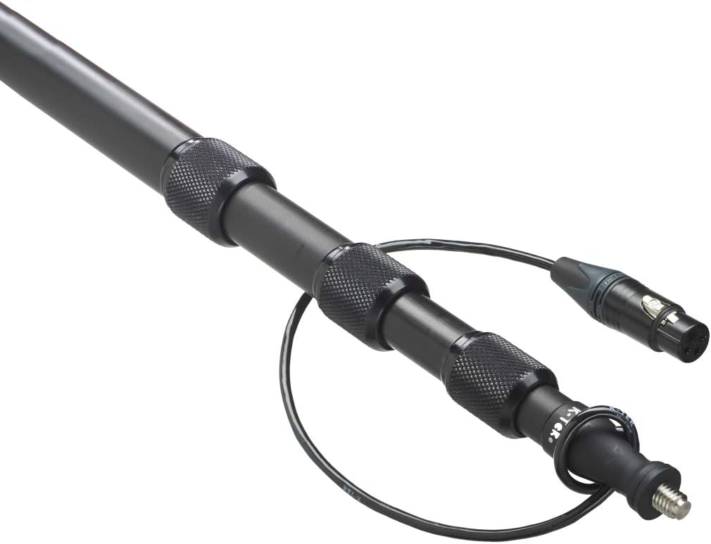 K-Tek KE-89CC Avalon Series Aluminum Boompole with Internal Coiled XLR Cable