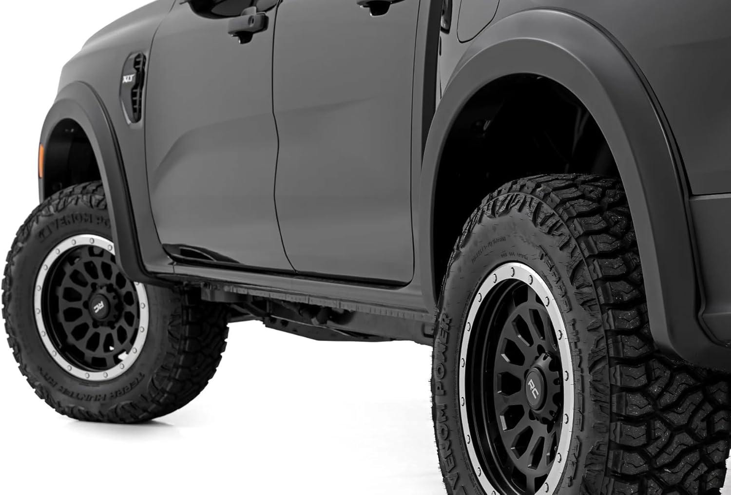 Rough Country Sport Fender Flares for Ford Ranger (2024-2025) - Durable ABS Flares, 1.25