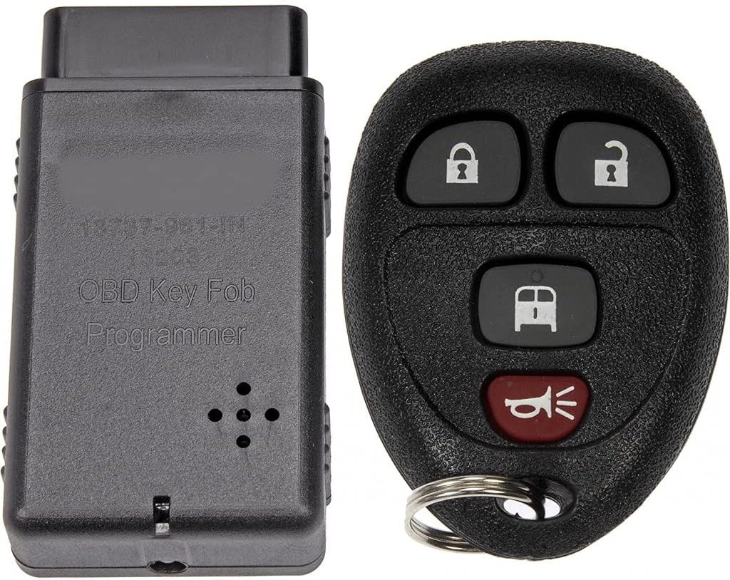 KarParts360 for Chevy Express 1500 2011 2012 2013 2014 Keyless Remote | with Batteries | 4-Button | Black | Standard Grade | Replacement for 20877108