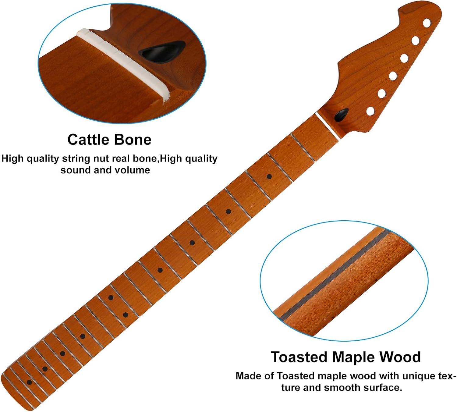 22fret Yellowish Matte 9.5