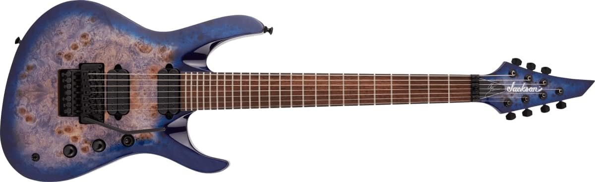 Jackson Pro Series Chris Broderick Signature FR7 Soloist Electric Guitar - Transparent Blue