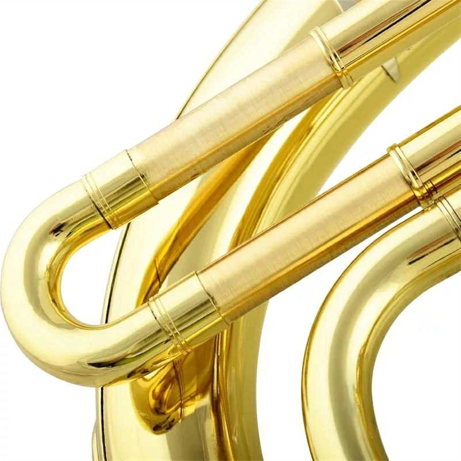 Three Flat Key Tenor Holding Horn, Large Western Musical Instrument Student Euphonium