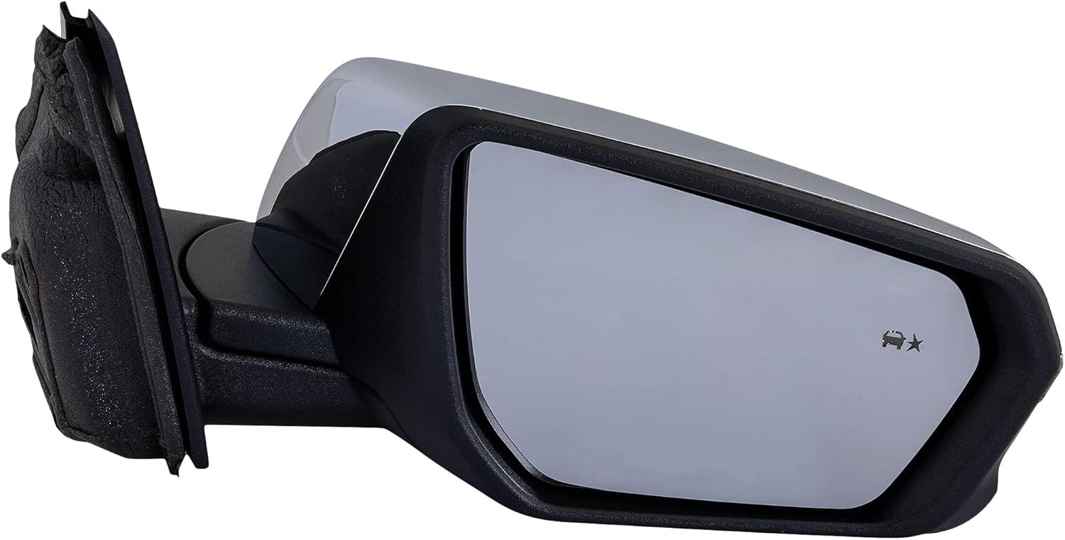 Garage-Pro Passenger Side Power Heated Side Mirror for Chevrolet Equinox GMC Terrain 2018-2023, With Signal Light & Car Side Mirror Blindspot, Without Memory Chrome