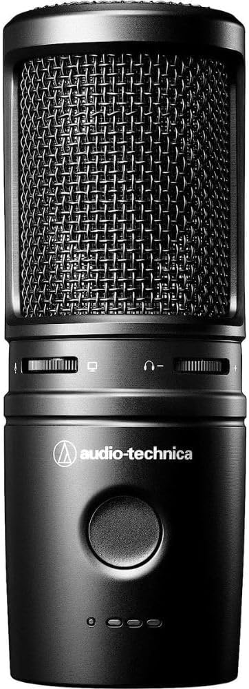 Audio-Technica Cardioid Condenser USB Microphone (AT2020USXP) Bundle with Polsen HPC-A30-MK2 Monitor Headphones & Pop Filter
