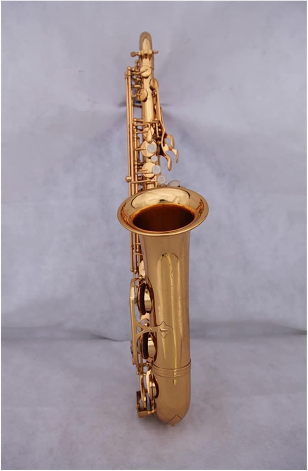 C Melody Saxophone Woodwind Sax Gold Lacquer with Case and Mouthpiece Sax Instruments