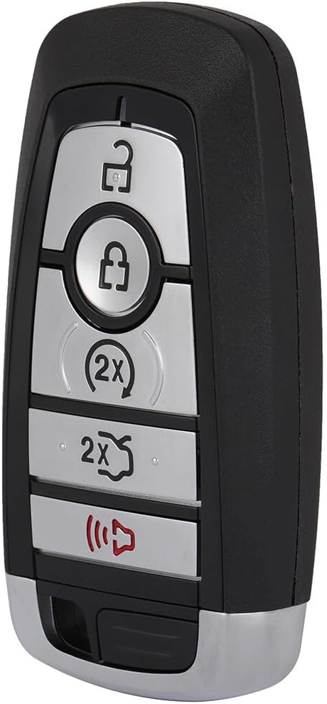 ECCPP M3N-A2C93142600 Keyless Entry Remote Car Key Fob Replacement for 2018-2020 Fit for Ford Edge 2.0L 2018-2020 Fit for Ford Edge 2.7L 5 Buttons Pack of 2