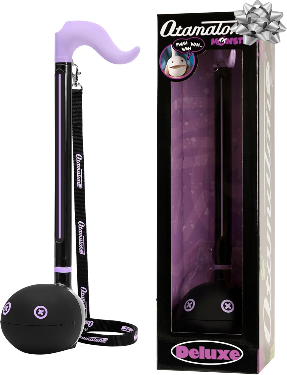Otamatone Deluxe Electronic Musical Instrument for Adults Portable Synthesizer Digital Electric Music from Japan by Maywa Denki Cool Stuff Gifts, Monster (Violet) [English Manual]