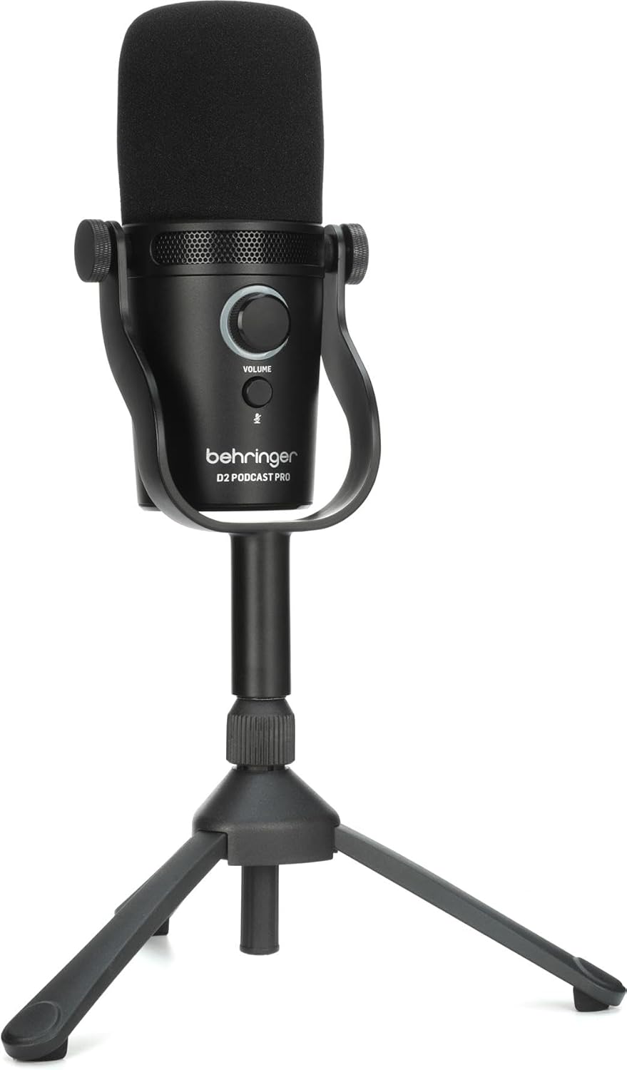 Behringer D2 Podcast PRO Large Diaphragm Dynamic Podcast Microphone | Dynamic Premium Mic for Studios | Versatile Recording Capabilities